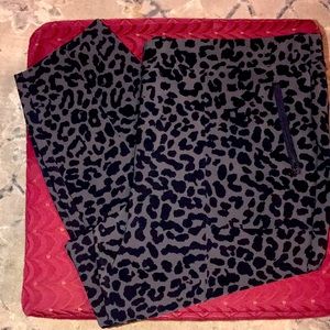 NWOT Lane Bryant Leopard print capris